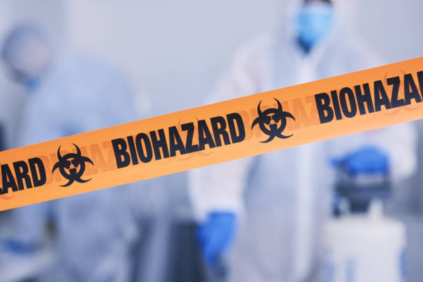 Professional Biohazard technician working in Fairfield, NC